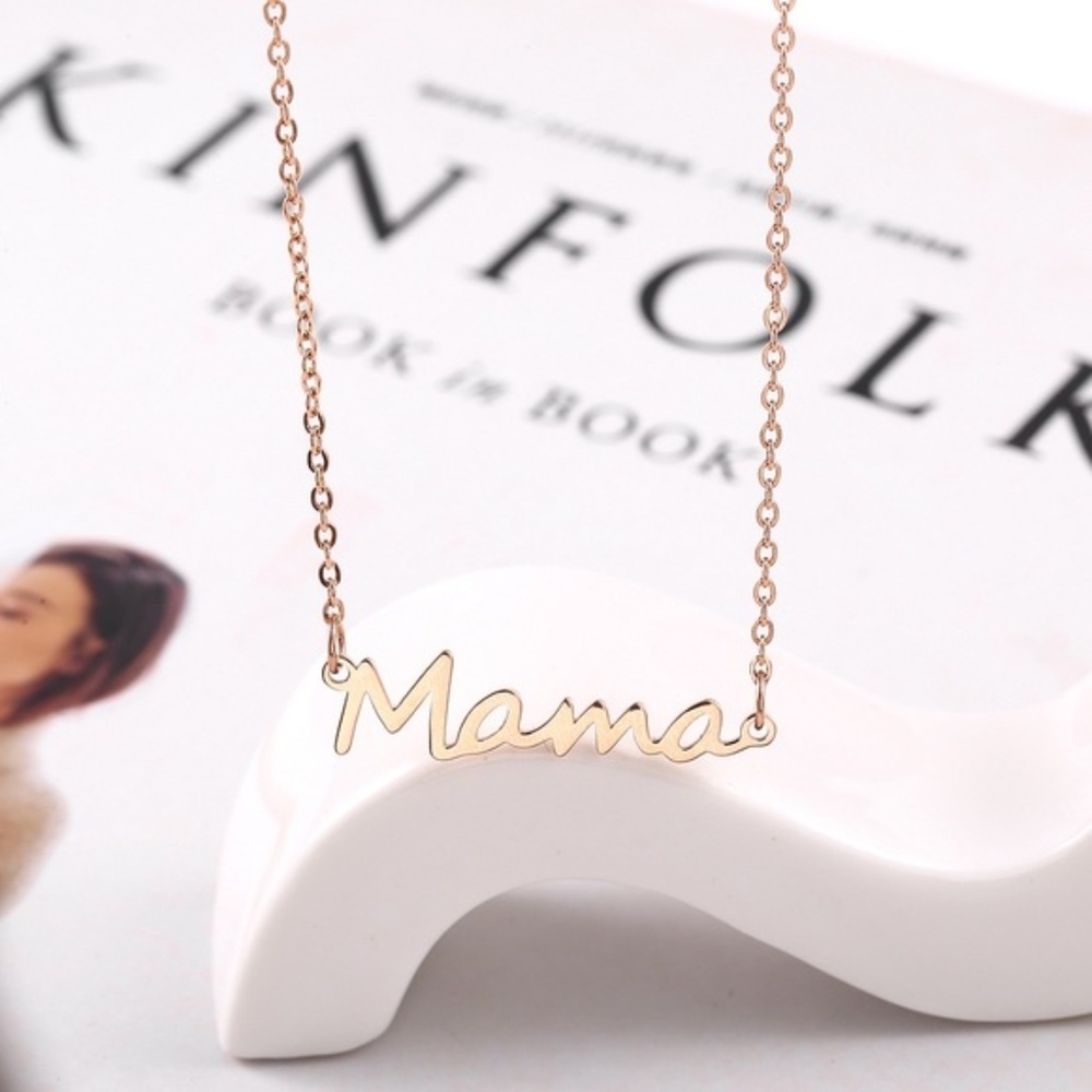 New ‘Mama’ necklace- Rose gold